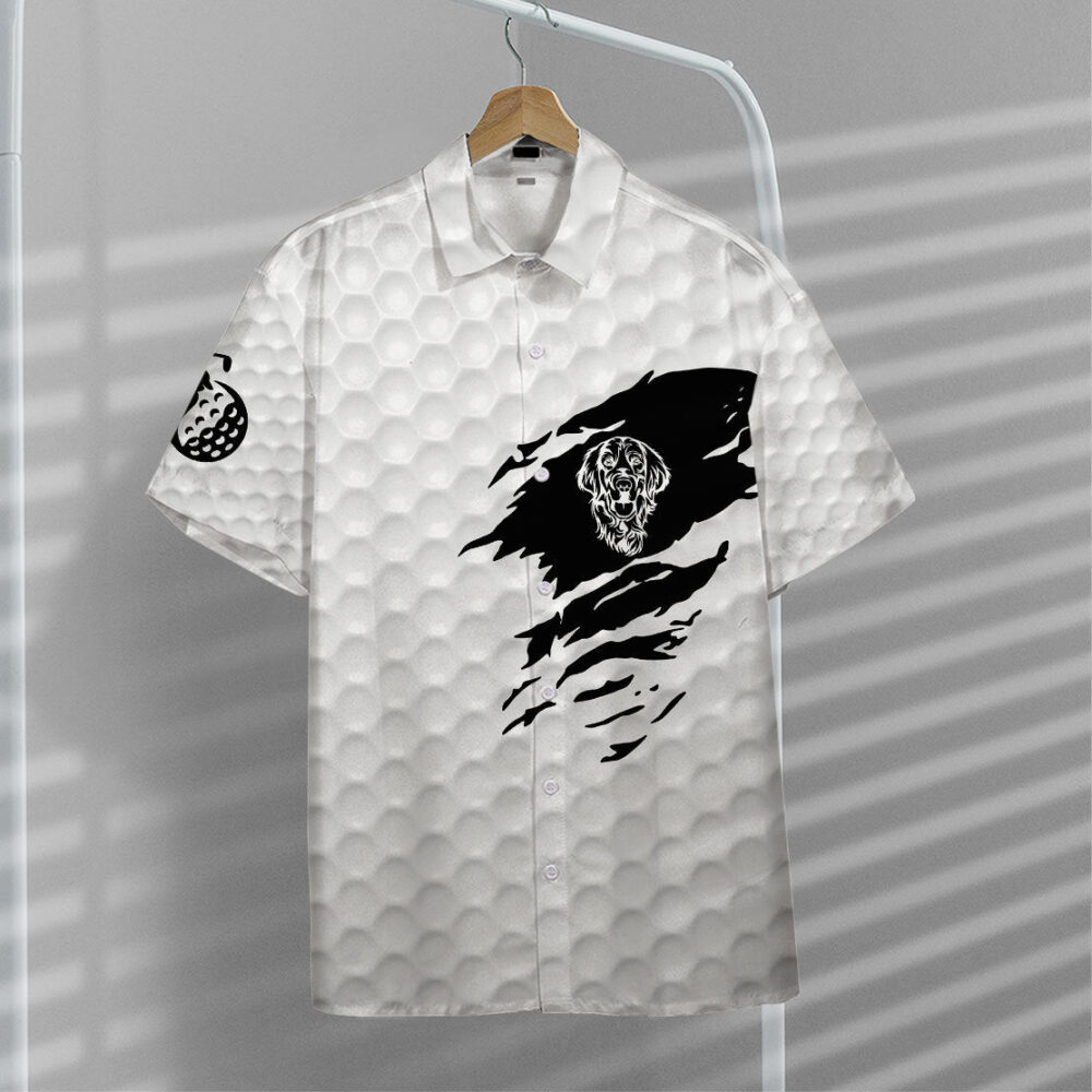 Golden Retriever Golf Hawaii Shirt