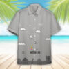 Gray 8Bit Wario Custom Short Sleeves Shirt 6U4U9