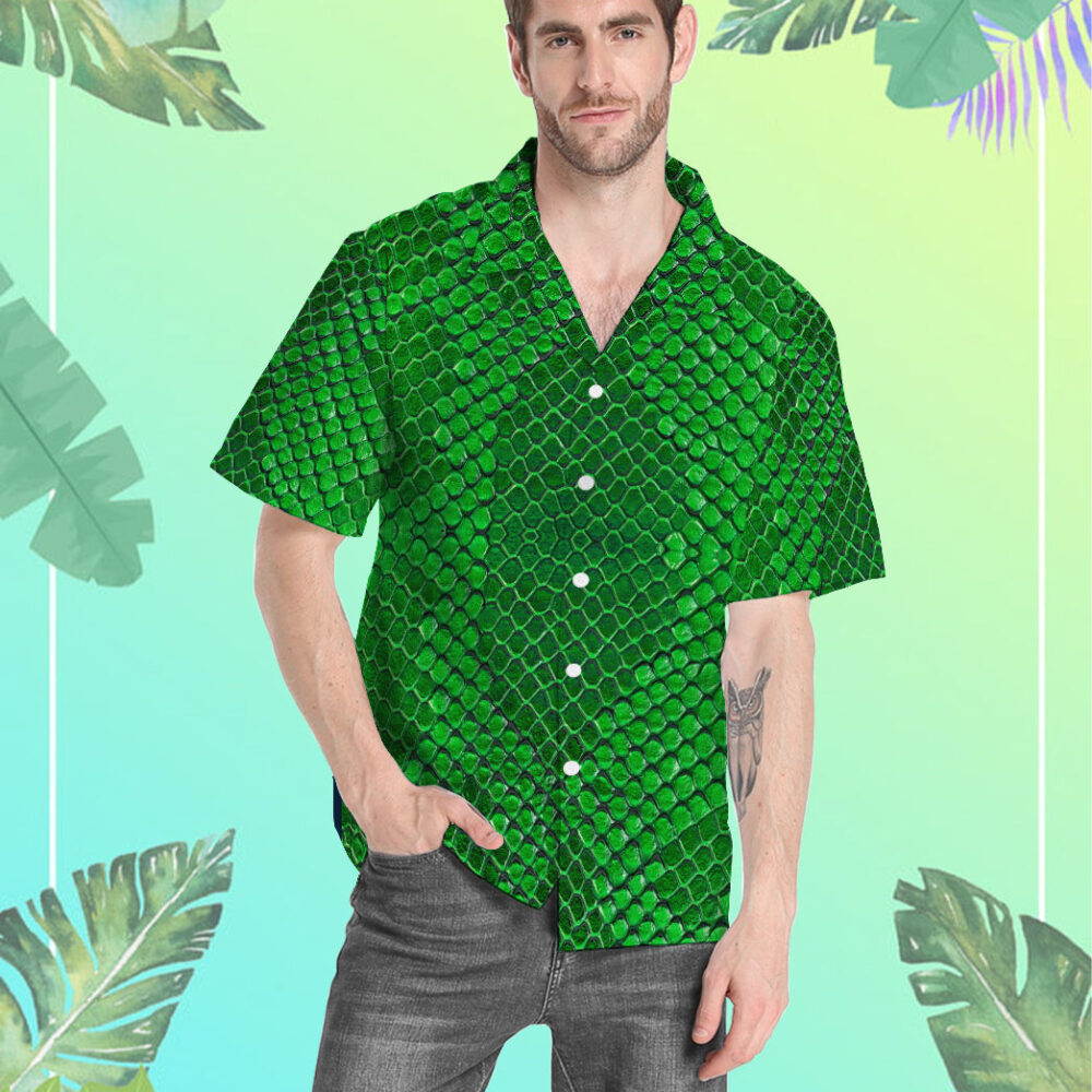 Green Snake Hawaii Shirt