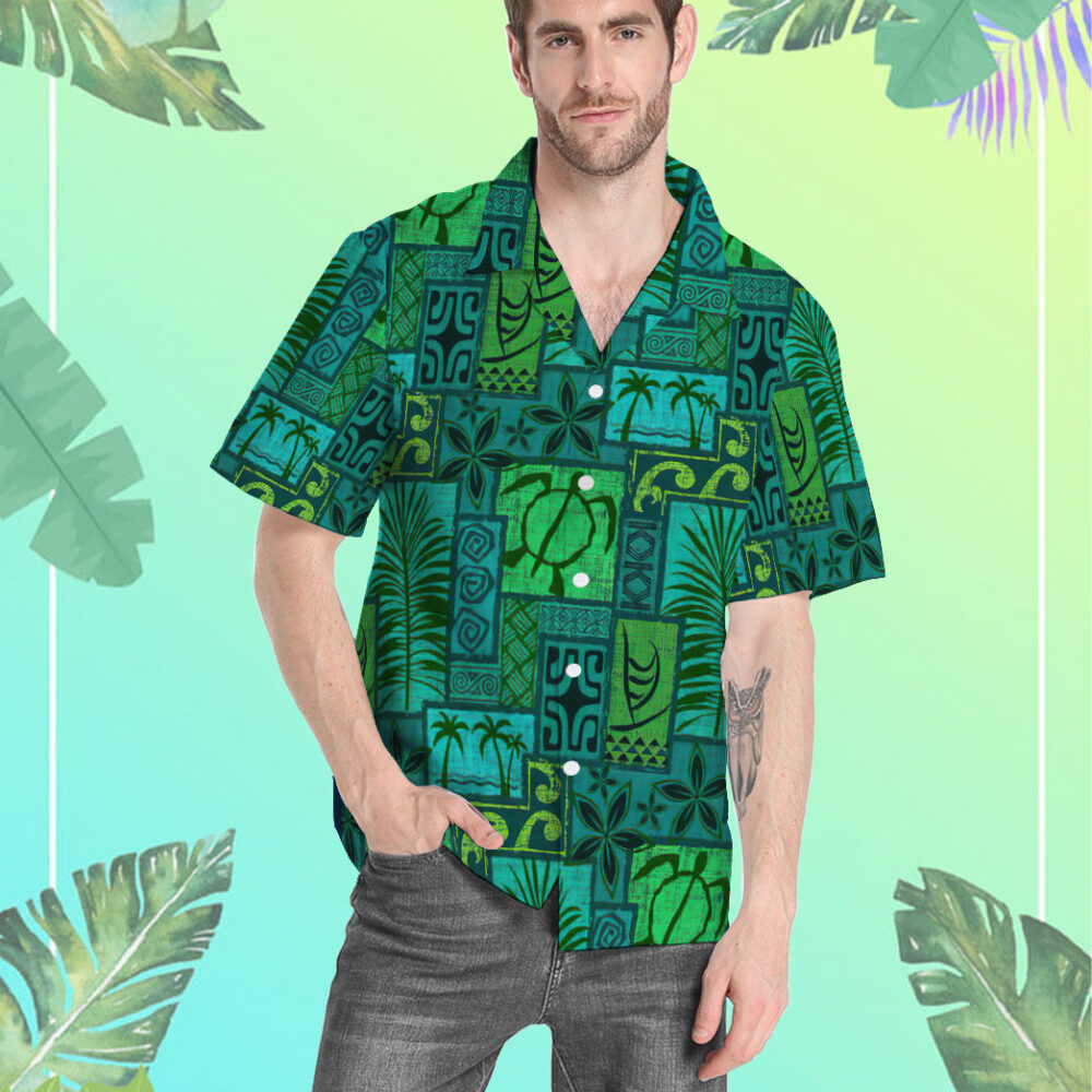 Green Turtles Hawaii Shirt