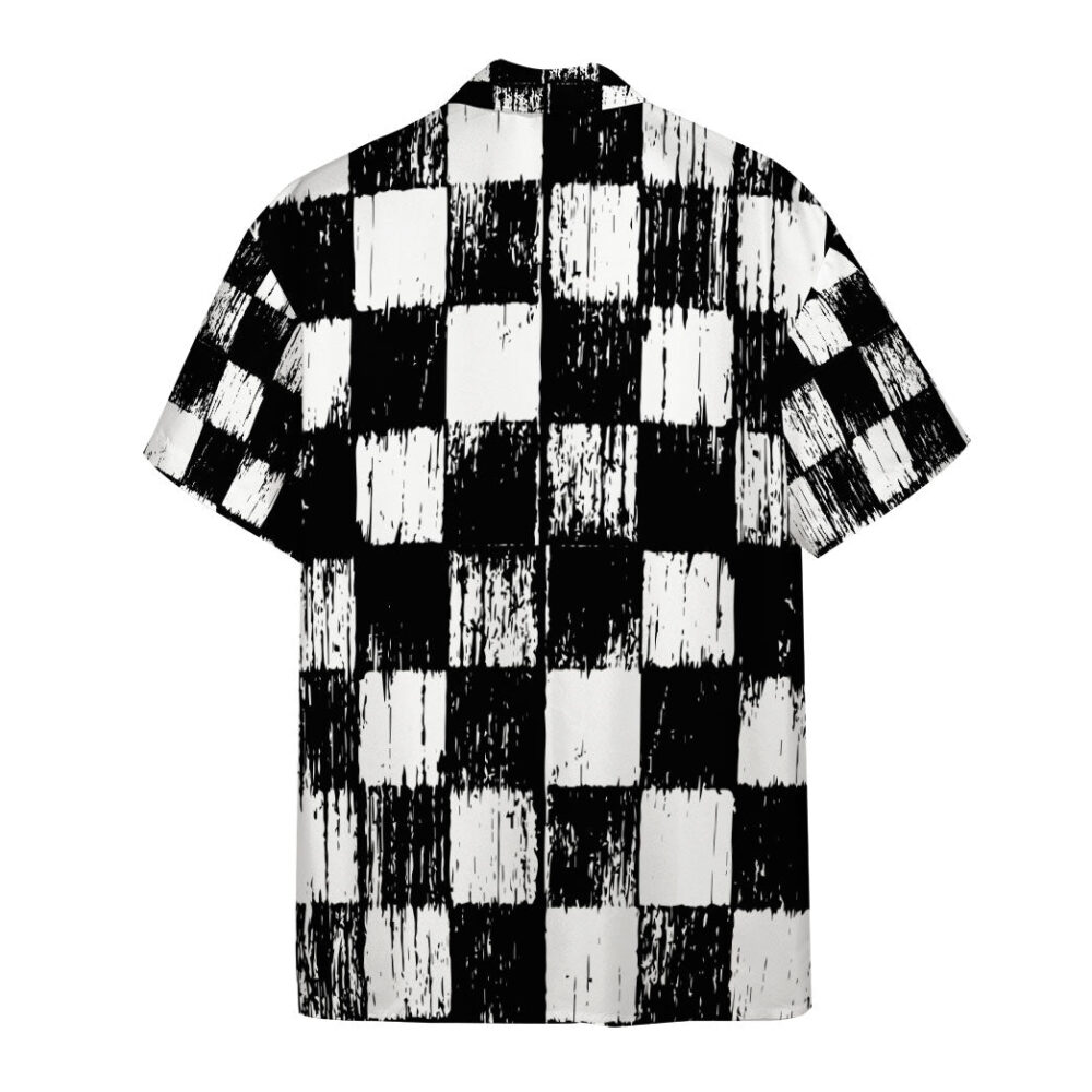 Grunge Chess Board Custom Hawaii Shirt