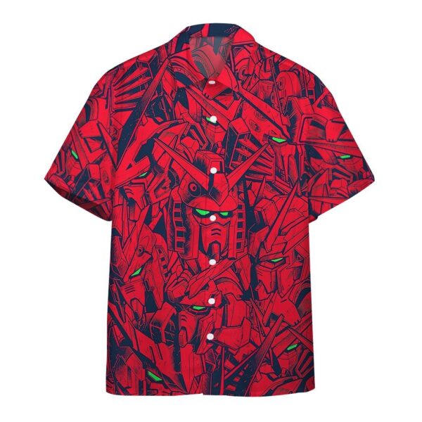 Gundam Camo Custom Men Short Sleeves Shirt