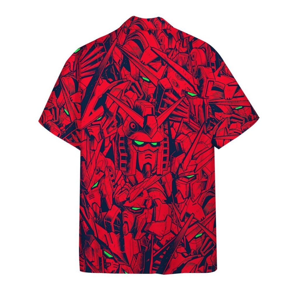 Gundam Camo Custom Men Short Sleeves Shirt