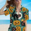 Halloween Black Cats Custom Hawaiian Shirt 590Ph