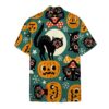 Halloween Black Cats Custom Hawaiian Shirt 8Iuqy