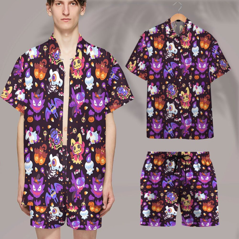 Happy Halloween With Pokémon Custom Hawaii Shirt