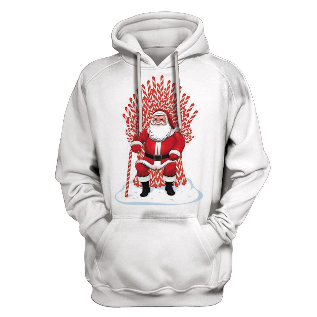 Happy Santa Claus On Christmas Custom T-Shirt Hoodie Apparel