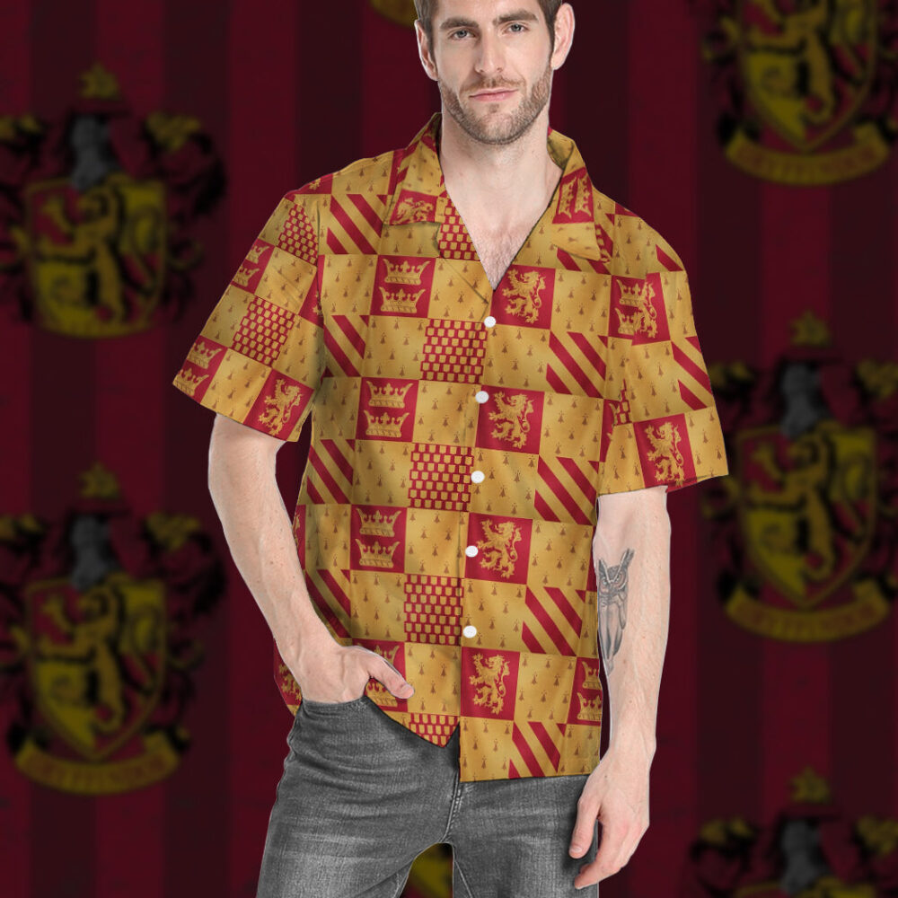 Harry Potter Gryffindor House Custom Hawaii Shirt