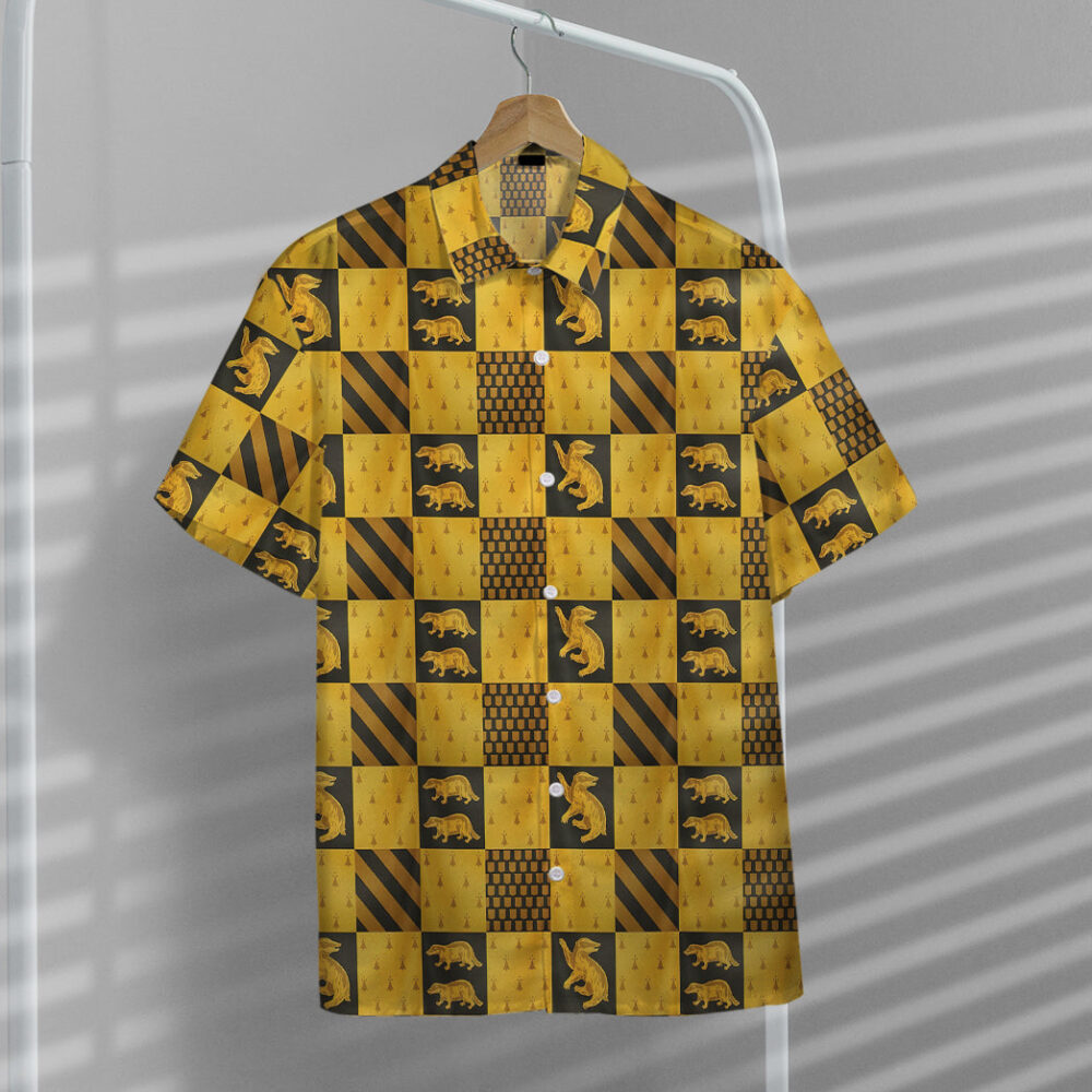 Harry Potter Hufflepuff House Custom Hawaii Shirt