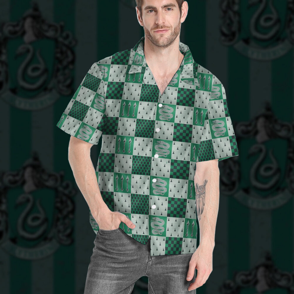 Harry Potter Slytherin House Custom Hawaii Shirt