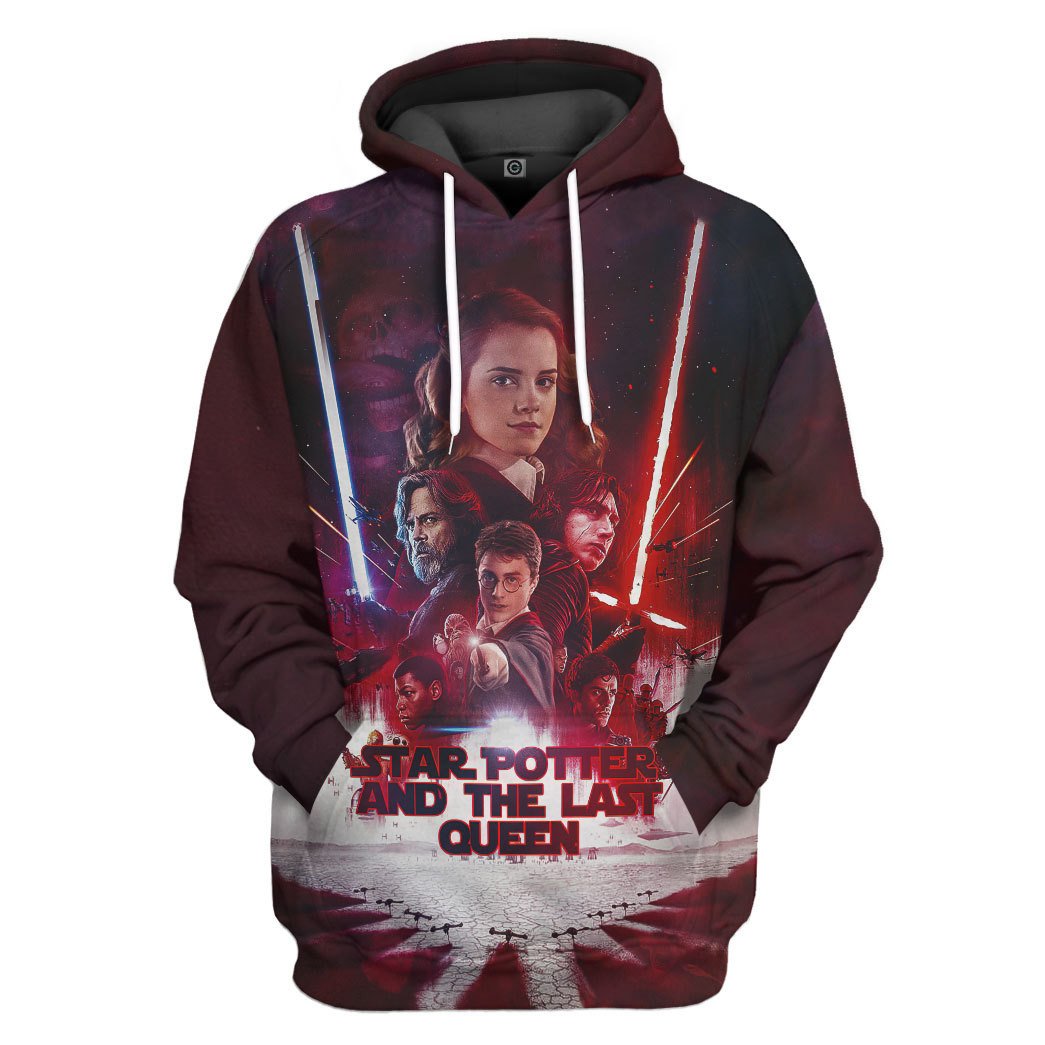 Harry Potter Star Wars Crossover All Over Print T-Shirt Hoodie Fan Gifts Idea