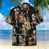 Hawaii Skeleton Dancing Custom Short Sleeve Shirts Dw7Sf