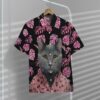 Hawaiian Chartreaux Cat Custom Short Sleeve Shirt 7Mc0T