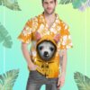 Hawaiian Chihuahua Custom Short Sleeve Shirt Ifmto