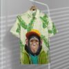 Hawaiian Common Chimpanzee Custom Short Sleeve Shirt Rnkv6