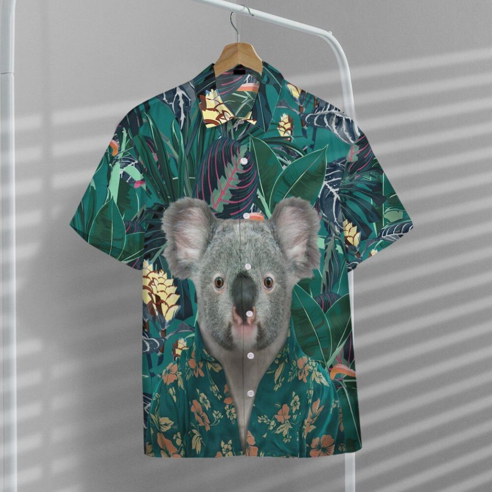 Hawaiian Koala Custom Short Sleeve Shirt