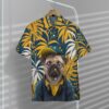 Hawaiian Pug Dog Custom Short Sleeve Shirt 3Cwwr