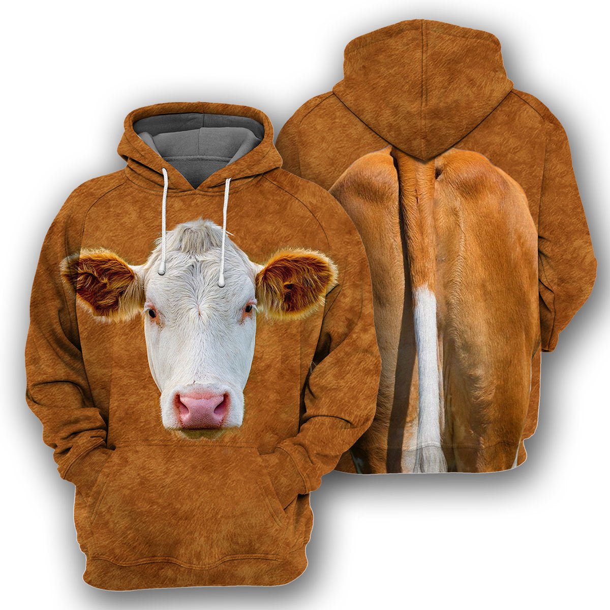 Hereford Cattle Unique All Over Print T-Shirt Hoodie Gift Ideas