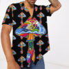 Hippie Mushroom Hawaiian Shirt 5W88Q