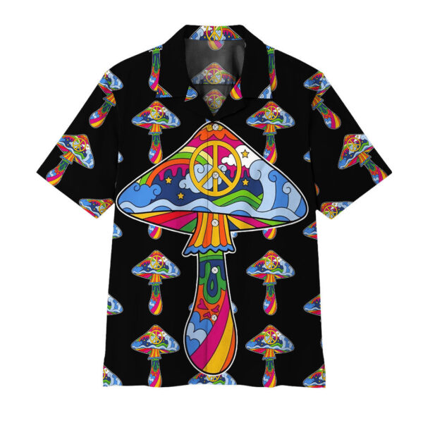 Hippie Mushroom Hawaiian Shirt