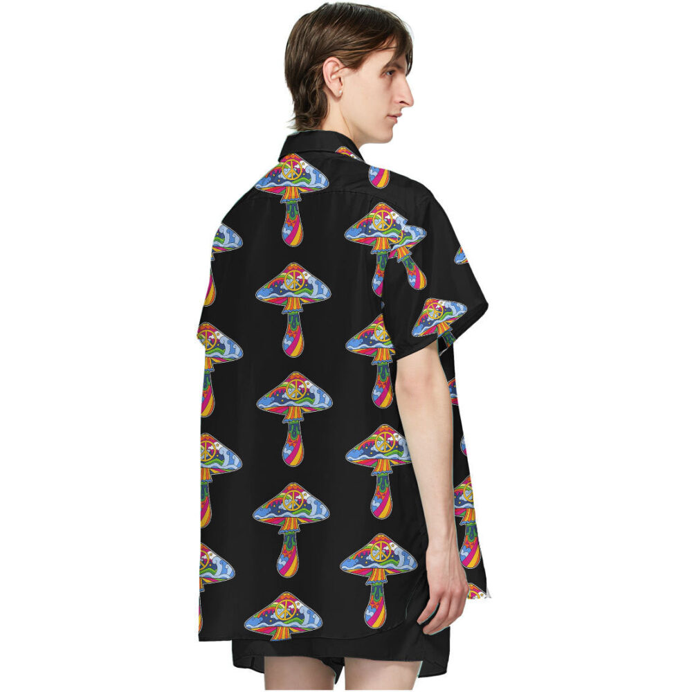 Hippie Mushroom Hawaiian Shirt