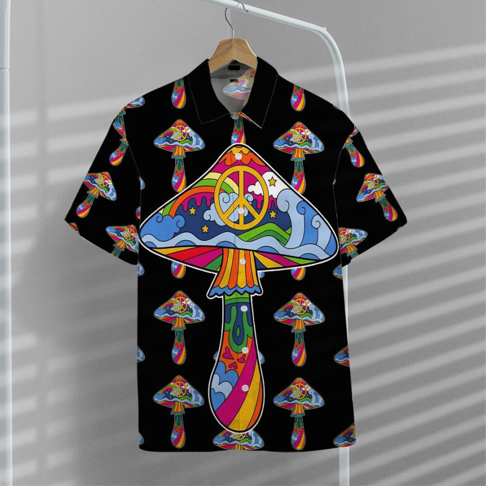 Hippie Mushroom Hawaiian Shirt