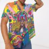 Hippie Psychedelic Hawaiian Custom Short Sleeve Shirts 6Wkg4