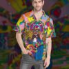 Hippie Psychedelic Hawaiian Custom Short Sleeve Shirts Kgft5