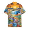 Hippie Vans Surfing Hawaii Custom Short Sleeve Shirt Laxi7