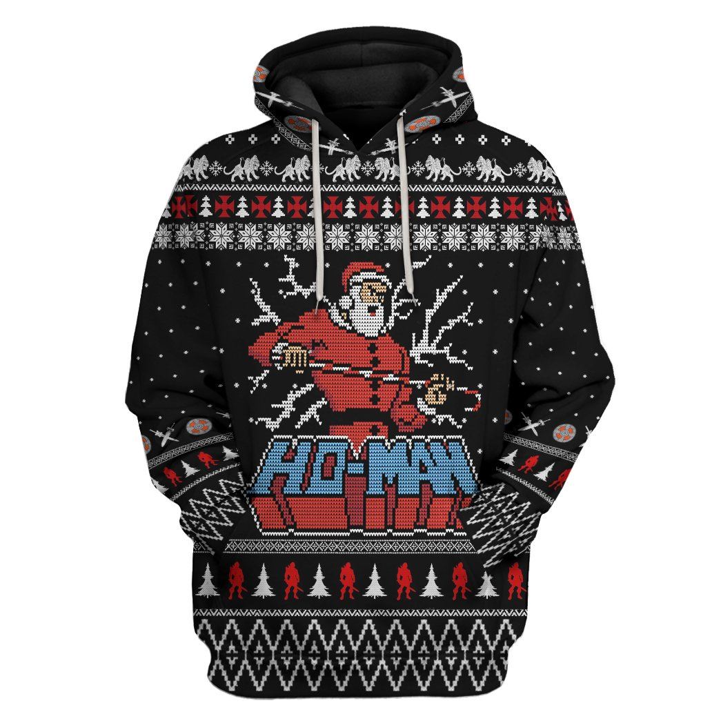 Ho Man Ugly Christmas Sweater All Over Print T-Shirt Hoodie Fan Gifts Idea