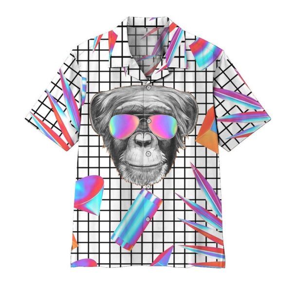 Holographic Monkey Hawaii Shirt