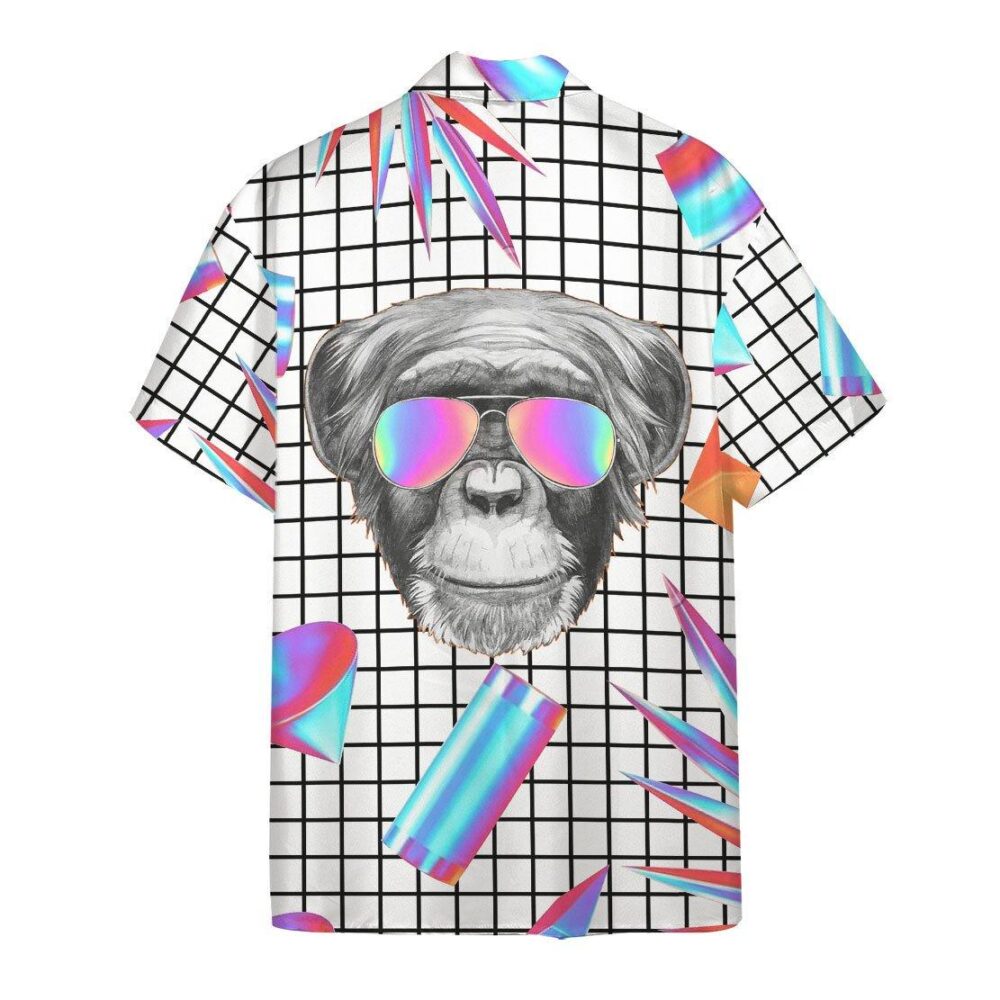 Holographic Monkey Hawaii Shirt