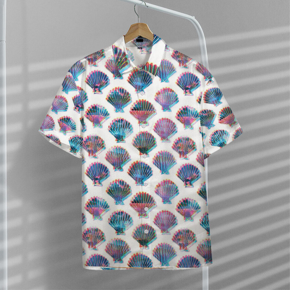 Holographic Seashells Hawaii Shirt