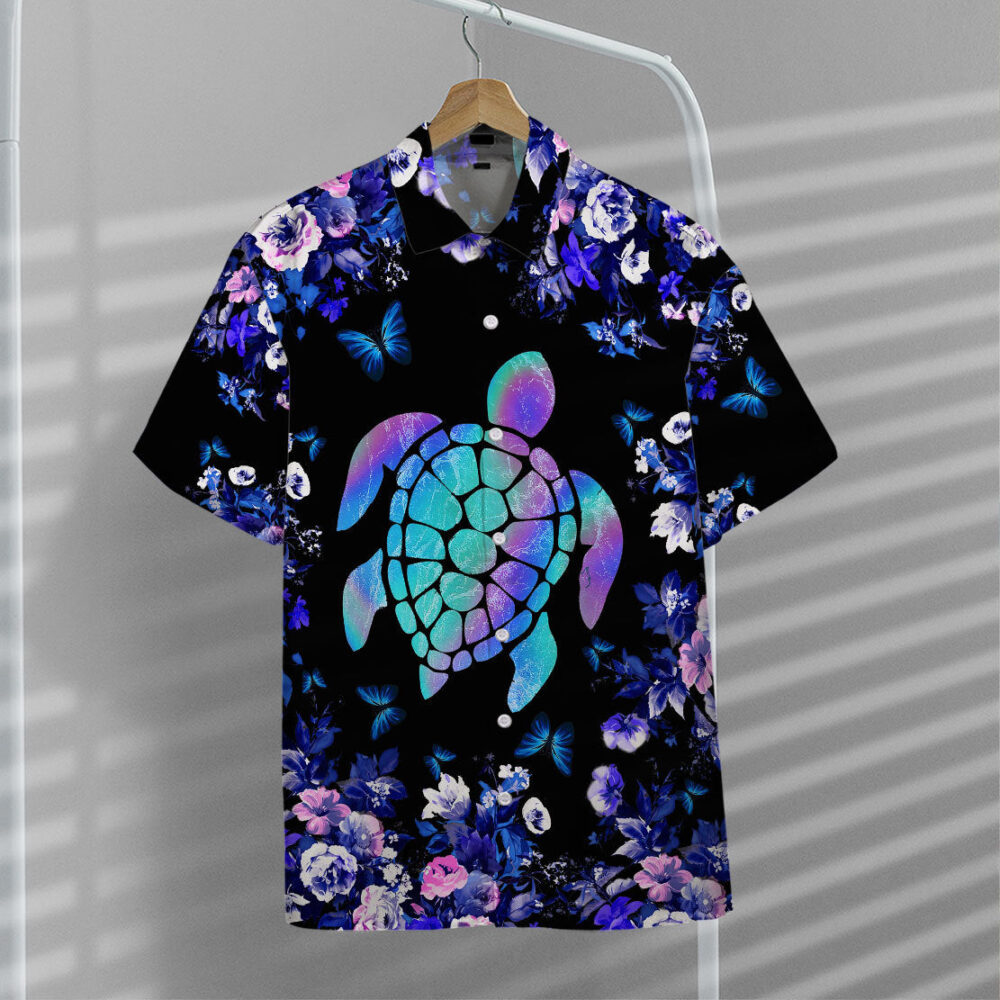 Holographic Turtle Hawaii Shirt