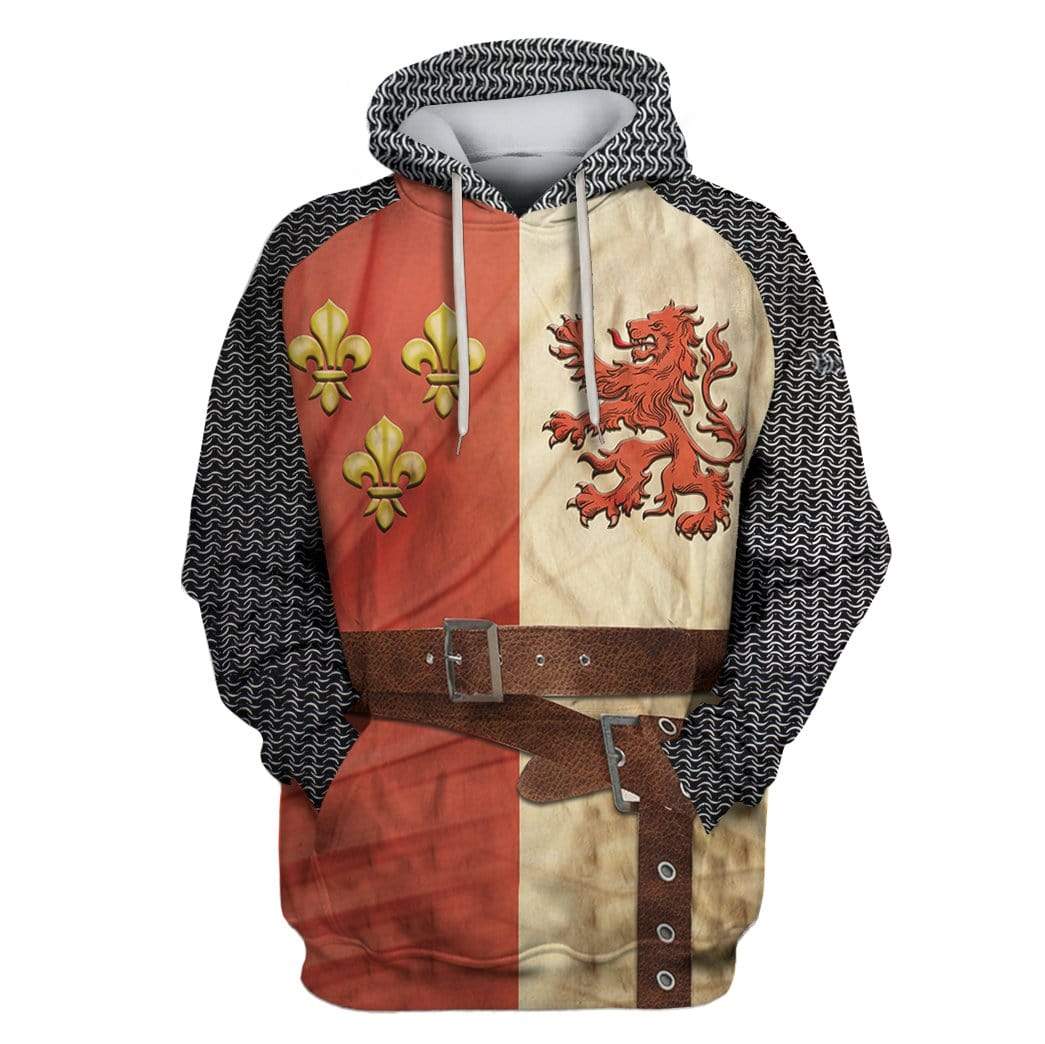 Hoodie Heraldic Knight Suit Custom T-Shirt Hoodie Apparel