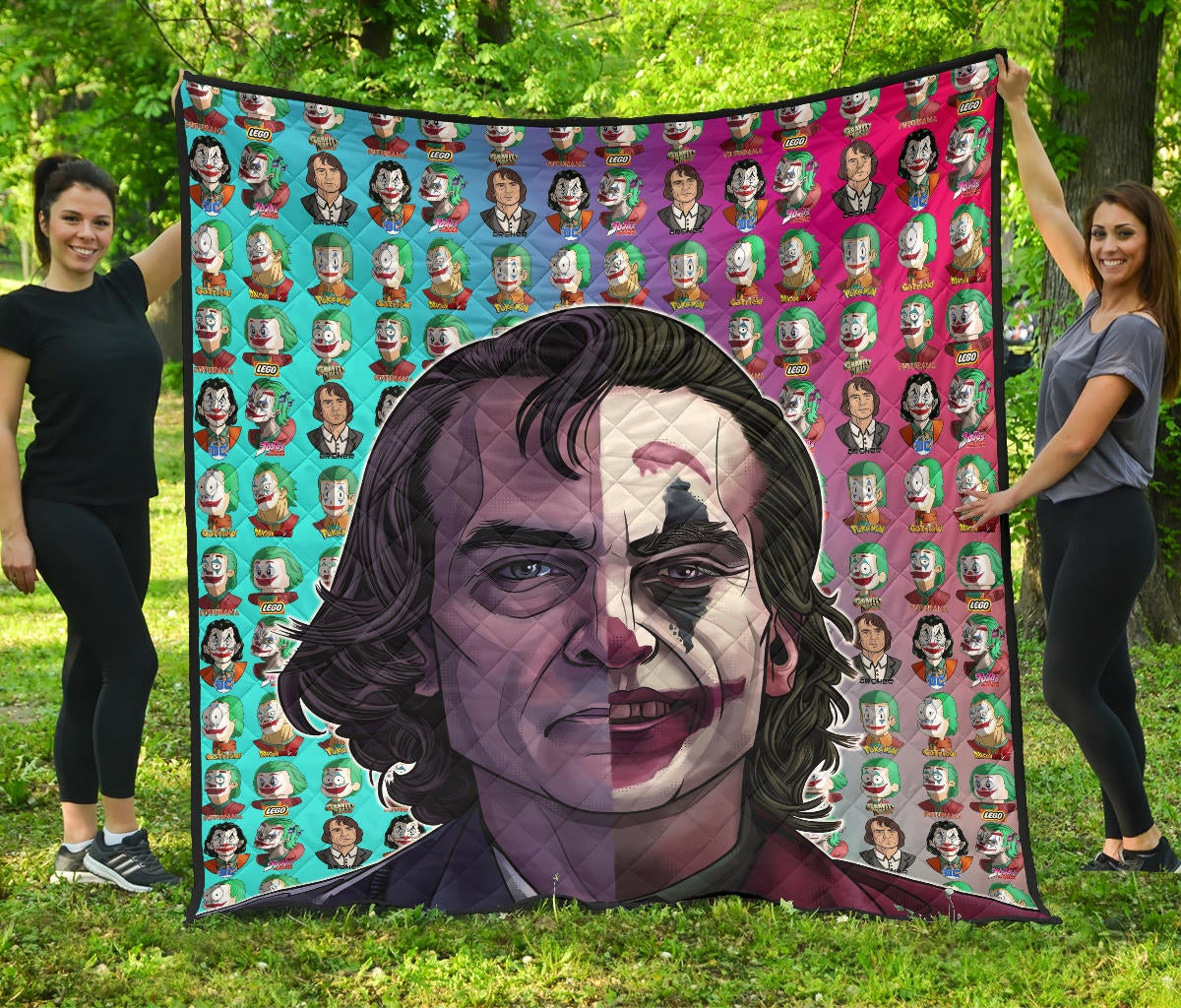 Horror Movie Joker Transformation Cosplay Anime Famous Characters Premium Quilt Blanket