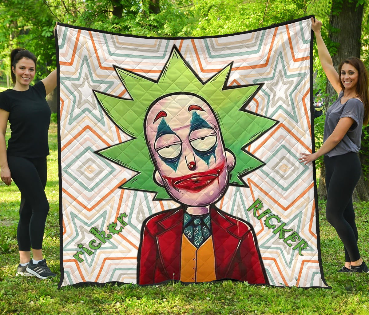 Horror Movie Ricker Rick Cosplay Joker Vintage Funny Premium Quilt Blanket