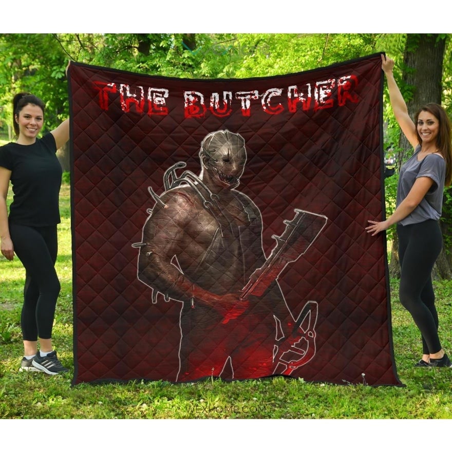 Horror Movie The Metal Butcher Portrait Weapons Premium Quilt Blanket