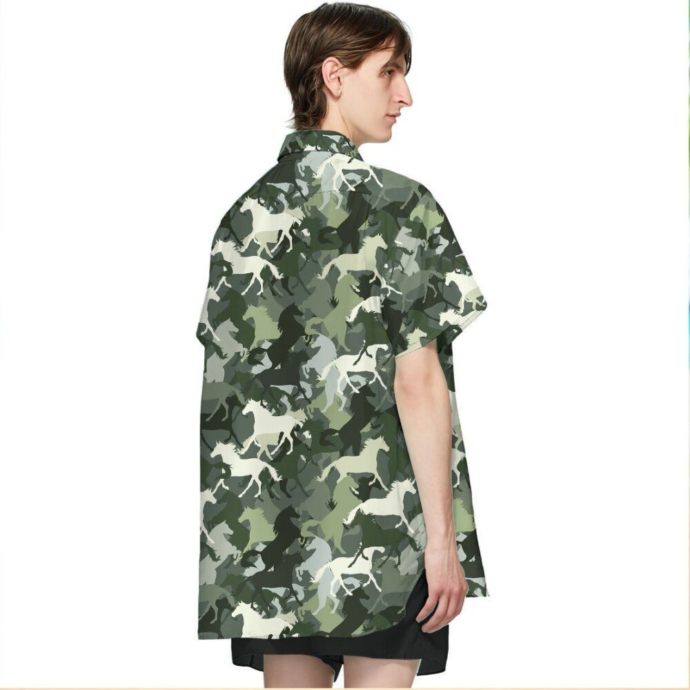 Horse Camo Hawaii Shirt