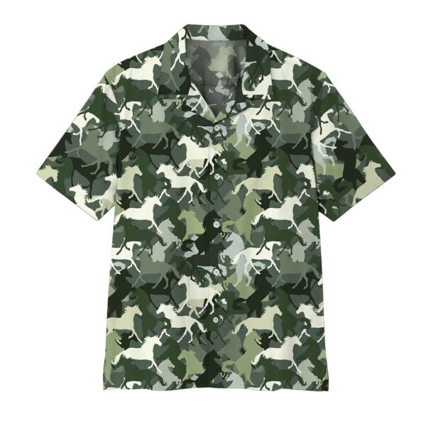 Horse Camo Hawaii Shirt