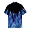 Hot Rod Blue Flame Bowling Custom Name Hawaii Shirt Kqj6R