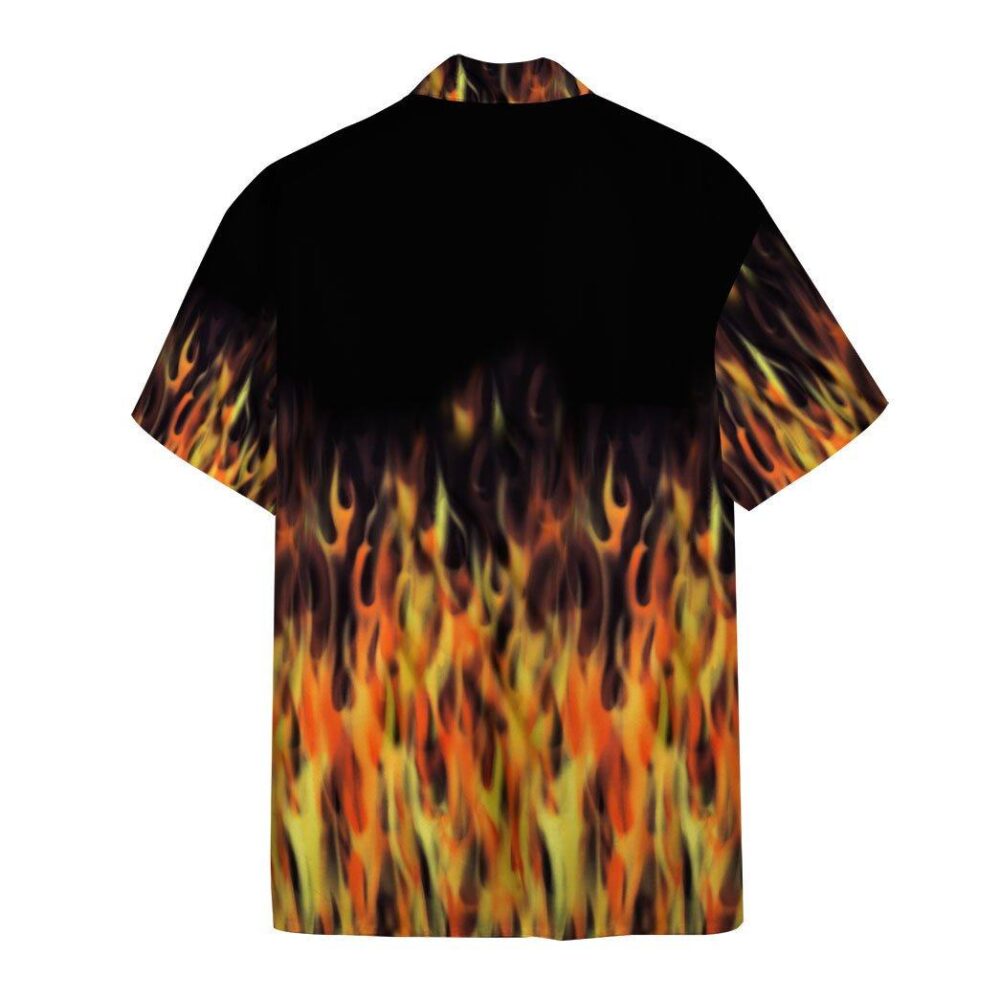 Hot Rod Flame Bowling Custom Name Hawaii Shirt