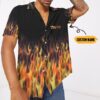 Hot Rod Flame Bowling Custom Name Hawaii Shirt 750La