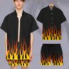 Hot Rod Flame Stencils Custom Hawaii Shirt Mymyt