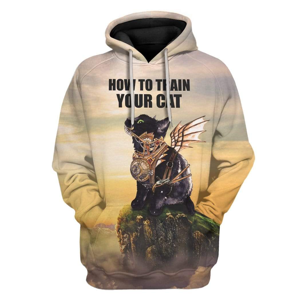 How To Train Your Cat Custom T-Shirts Hoodies Apparel