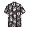 Husky American Flag Hawaii Shirt Uiiti