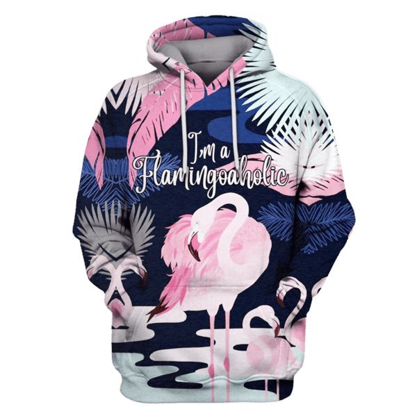 I Am A Flamingoaholic Hoodie T-Shirt Apparel