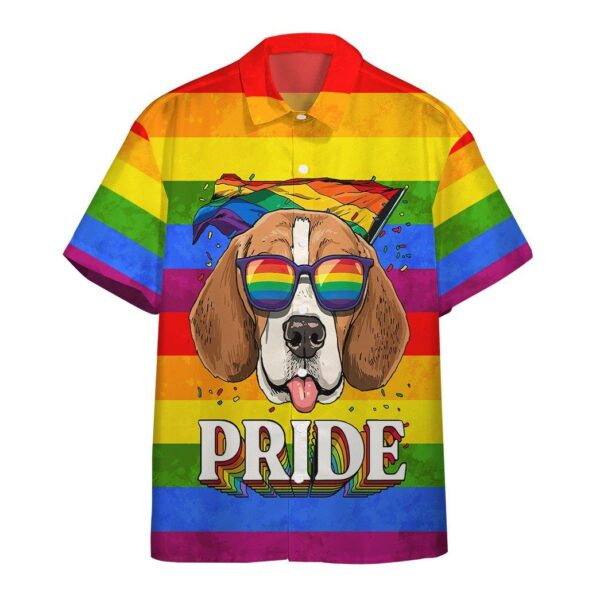 Im Proud And So Is My Beagle Custom Short Sleeve Shirts