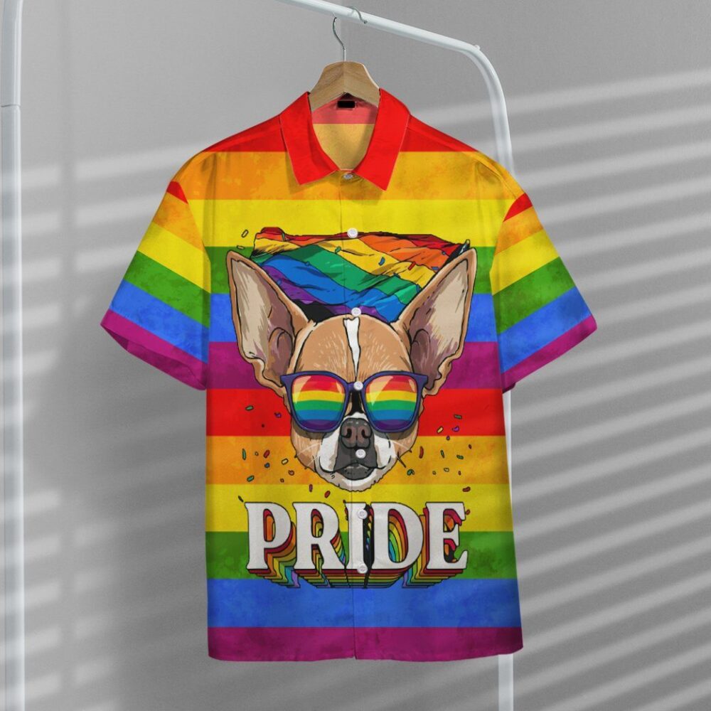 Im Proud And So Is My Chihuahua Custom Short Sleeve Shirts