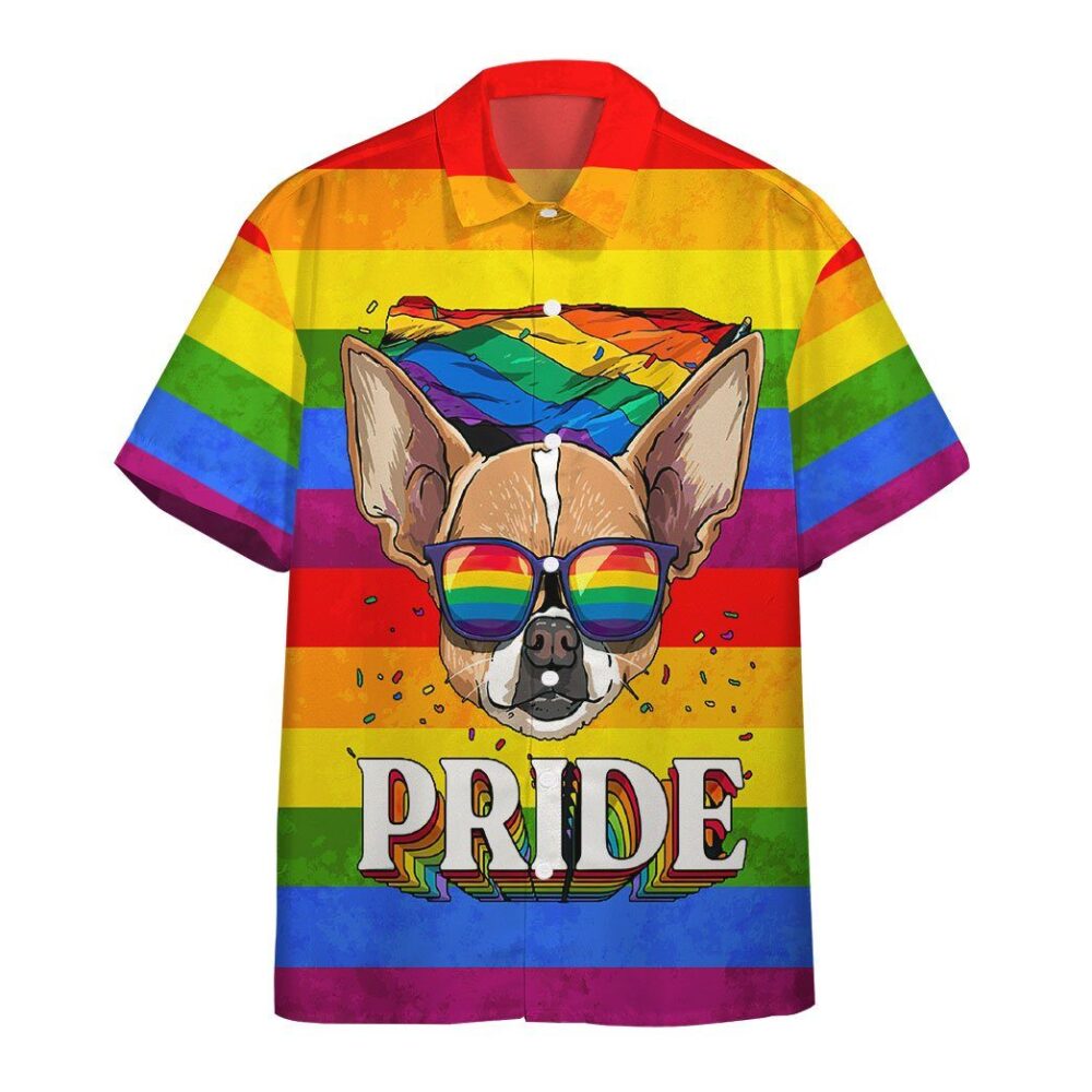 Im Proud And So Is My Chihuahua Custom Short Sleeve Shirts